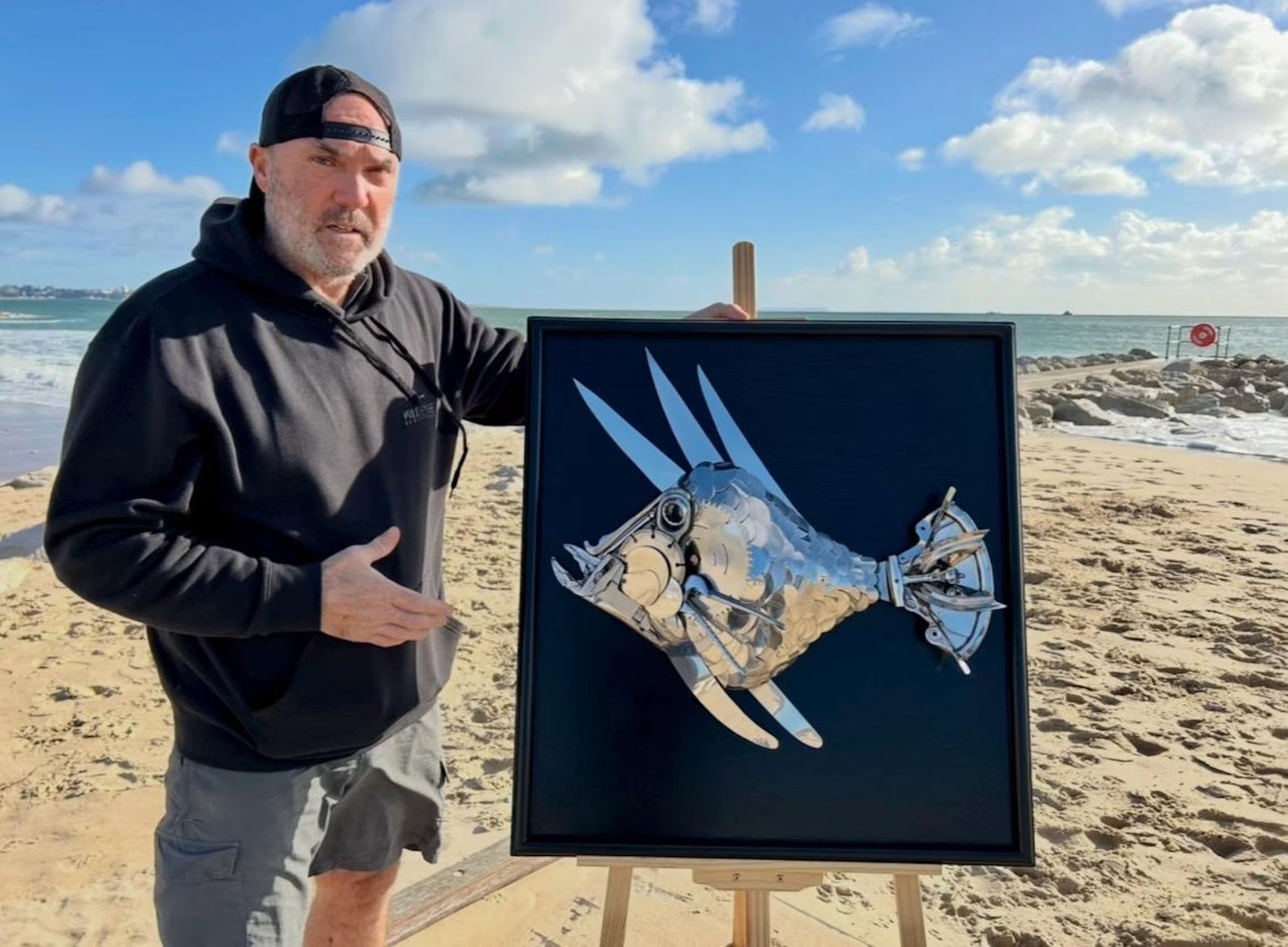Metal Fish Wall Art