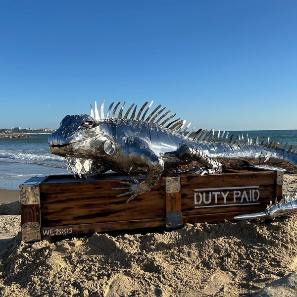 Iguana Sculpture