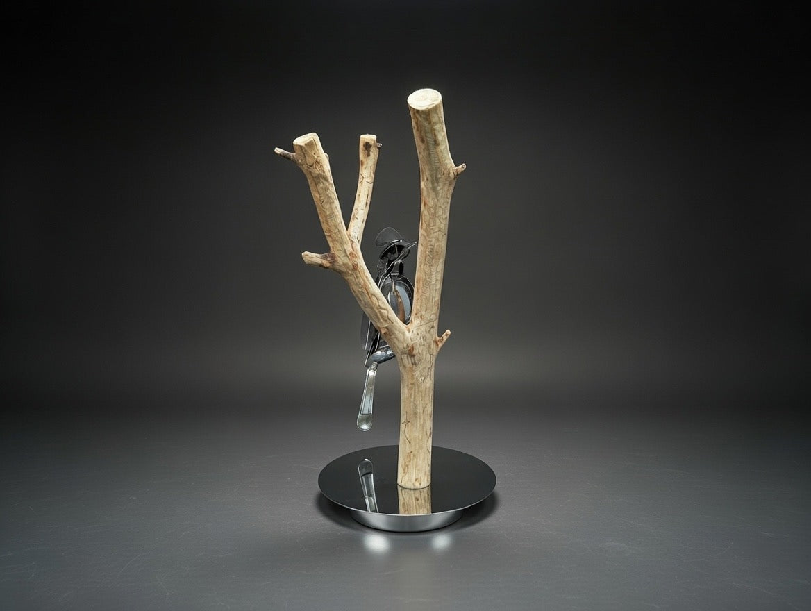 Wood Pecker Sculpture