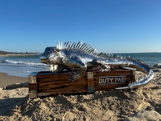 Iguana Sculpture