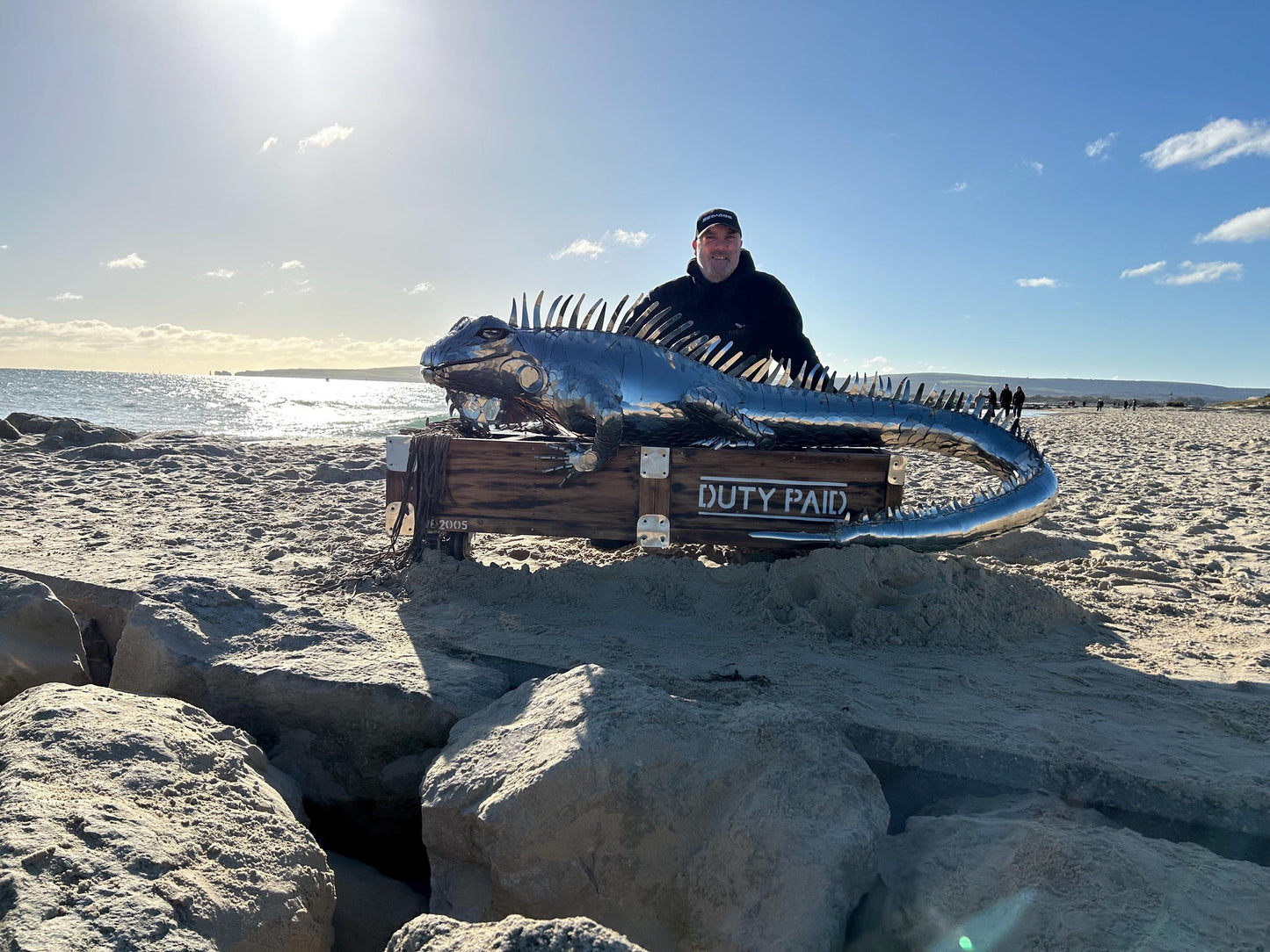 Iguana Sculpture