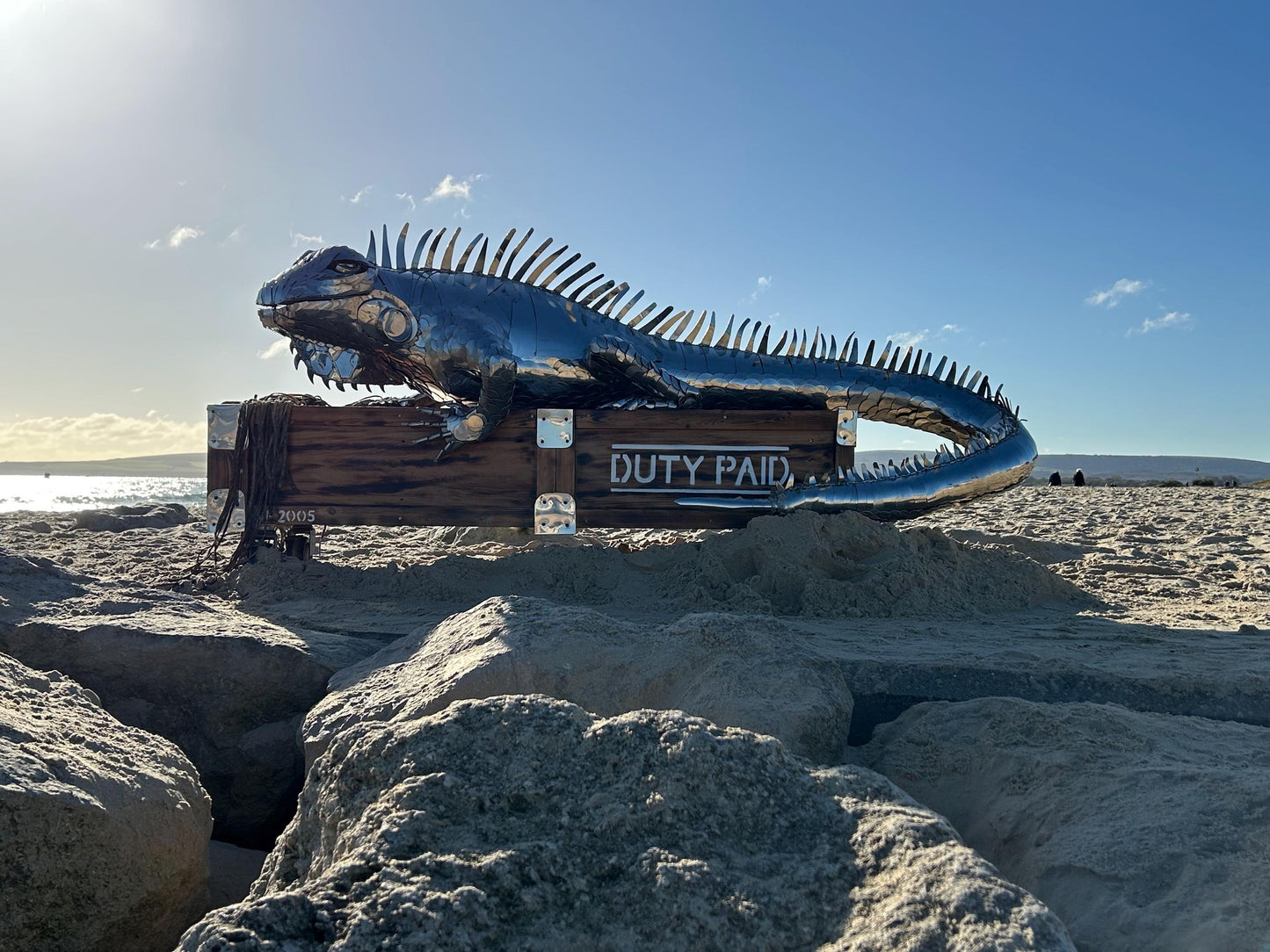 Iguana Sculpture
