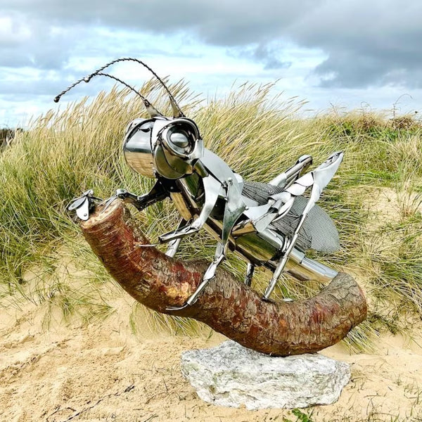 Grass Hopper Sculpture
