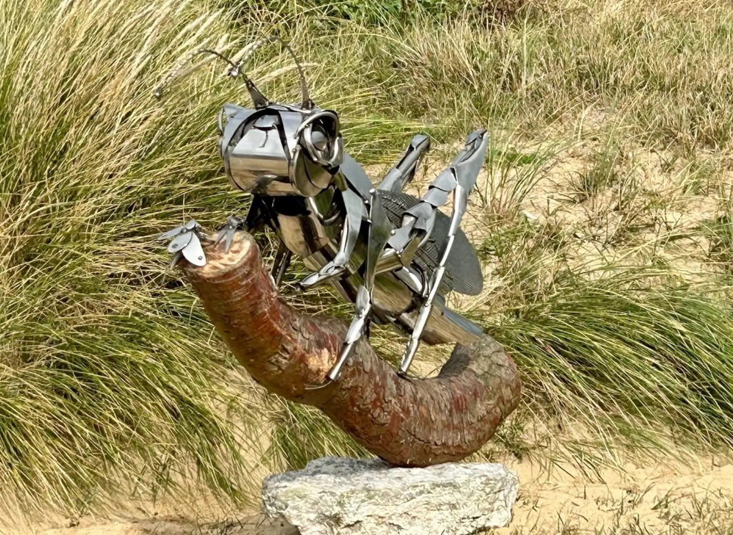 Grass Hopper Sculpture